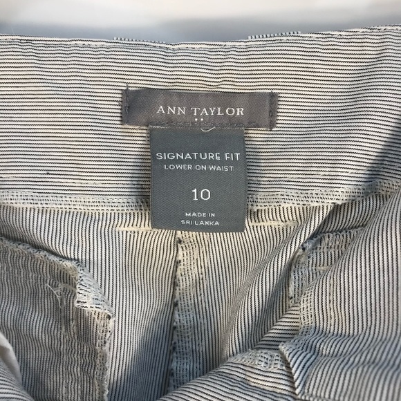 Ann Taylor Career Pants Pin strip Womens size 10 - Picture 7 of 7
